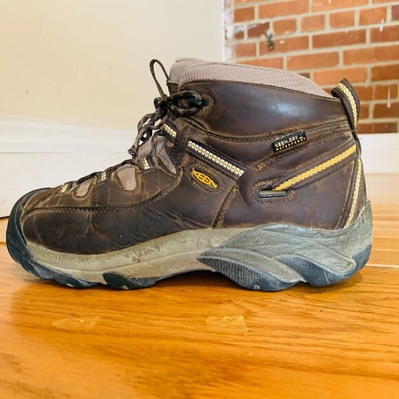 Mens Keen Targhee Waterproof Brown Hiking Shoes! Size 8 main image 4